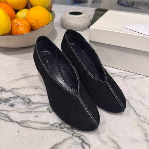 Old CELINE Phoebe Philo Era Black Suede Pumps 36 - Picture 6 of 8